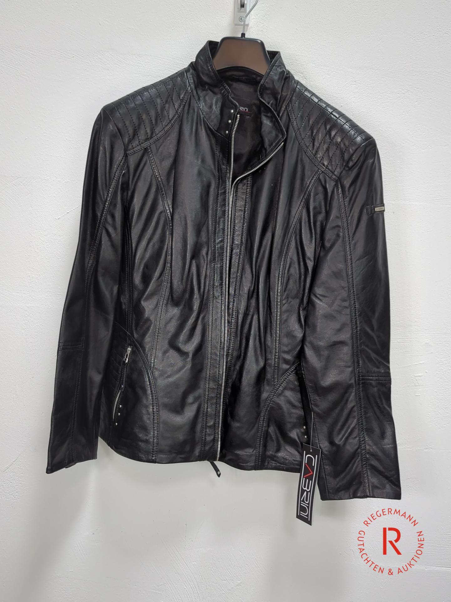 DAMEN LEDERJACKE GRÖSSE 50